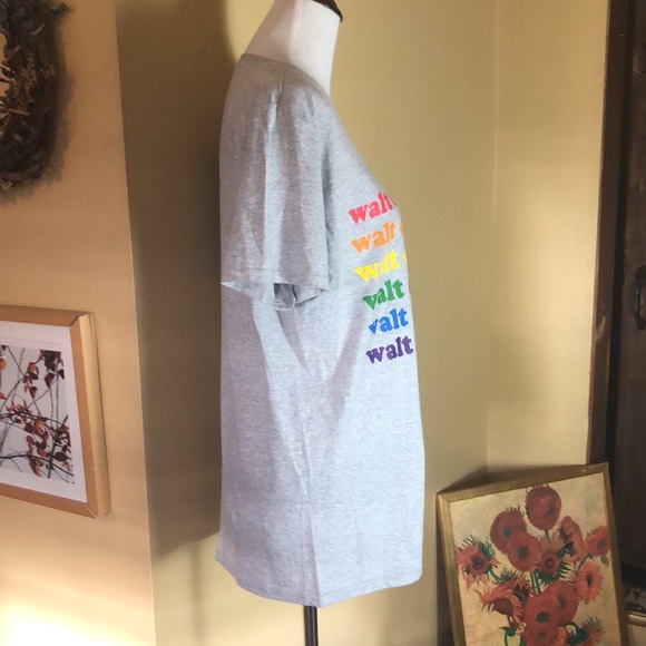 DISNEY Parks Size Medium Rainbow WALT DISNEY WORLD Cotton/Poly Authentic NEW - Picture 5 of 11